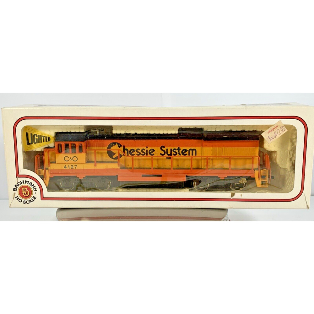 HO Scale Locomotive Bachmann 41-0640-09 U36B C&O 4127 Chessie Systems Vintage